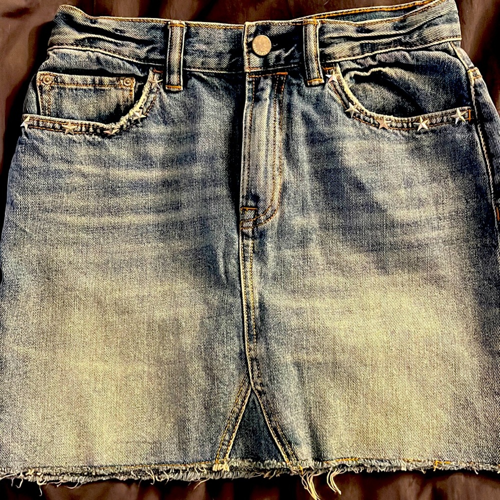 All Saints Jean mini skirt